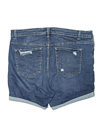Wax Jean Denim Shorts (view 2)