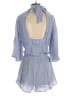 Blue Life 100% Rayon Stripes Blue Romper Size S - photo 2