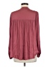 Nordstrom 100% Polyester Burgundy Long Sleeve Blouse Size M - photo 2