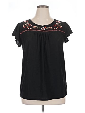 Mauve Short Sleeve Blouse (view 1)