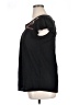 Mauve Black Short Sleeve Blouse Size 1X - photo 5