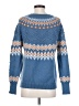Unbranded 100% Polyester Blue Pullover Sweater Size S - photo 2