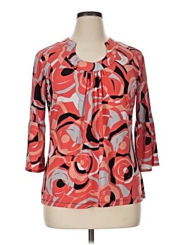 Worthington 3/4 Sleeve Blouse (view 1)