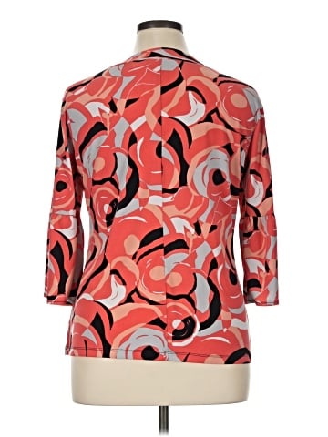Worthington 3/4 Sleeve Blouse (view 2)