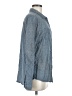 Caslon Tweed Blue Long Sleeve Button-Down Shirt Size M - photo 4