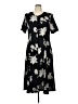 Alfred Dunner 100% Polyester Black Casual Dress Size 14 - photo 1