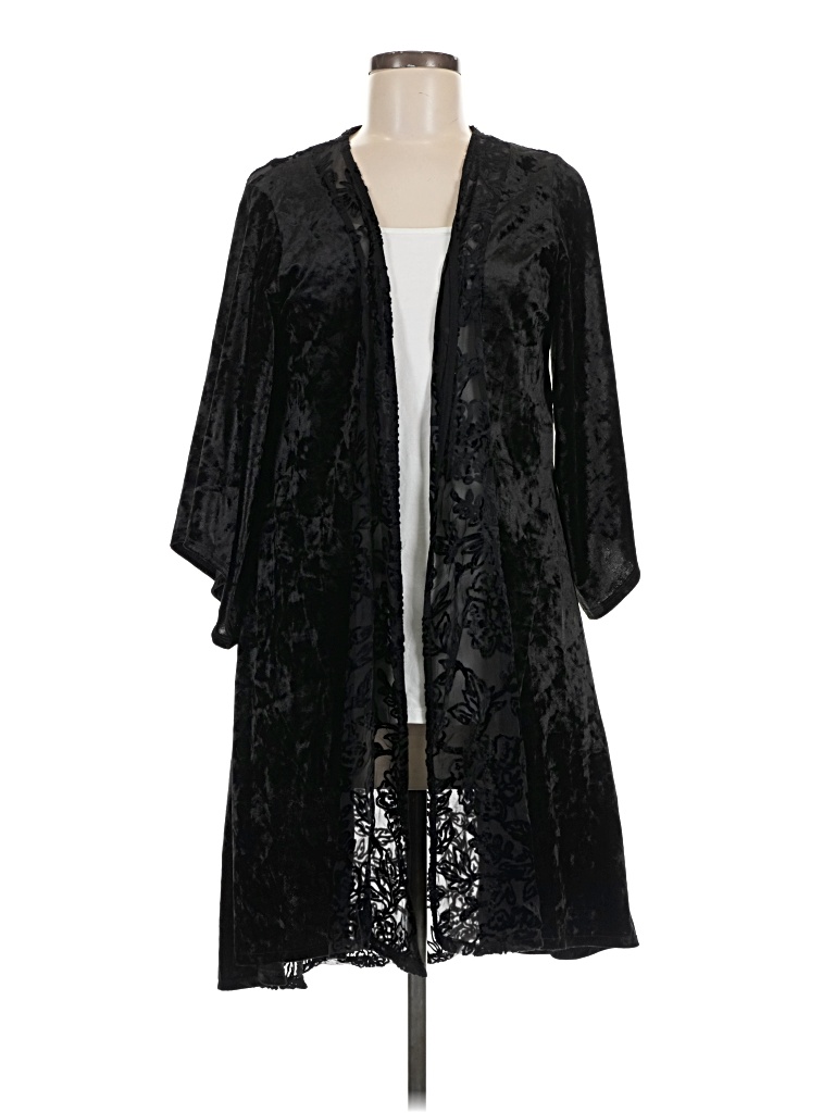 Pre-owned Knox Rose Cardigan Sweater In Black