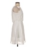 Blue Rain 100% Polyester Solid White Casual Dress Size XS - photo 4