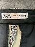 Zara Animal Print Multi Color Silver Casual Pants Size XS - photo 7