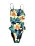 Speedo 100% Polyester Tropical Blue One Piece Swimsuit Size Lg (36) - photo 1