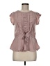 Ro & De 100% Polyester Pink Short Sleeve Blouse Size M - photo 1