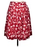 Talbots Print Red Casual Skirt Size 6 Petite - photo 2