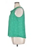 Croft & Barrow 100% Polyester Green Sleeveless Blouse Size XL (petite) - photo 5