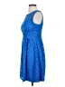 DressBarn 100% Polyester Blue Cocktail Dress Size 4 - photo 5