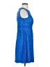 DressBarn 100% Polyester Blue Cocktail Dress Size 4 - photo 4