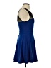 Forever 21 Color Block Blue Cocktail Dress Size S - photo 4