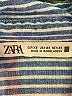 Zara Stripes Blue Long Sleeve Button-Down Shirt Size XS - photo 7