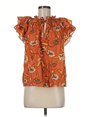 Ulla Johnson Short Sleeve Blouse (view 1)