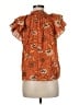 Ulla Johnson Orange Short Sleeve Blouse Size 8 - photo 2