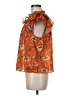 Ulla Johnson Orange Short Sleeve Blouse Size 8 - photo 5