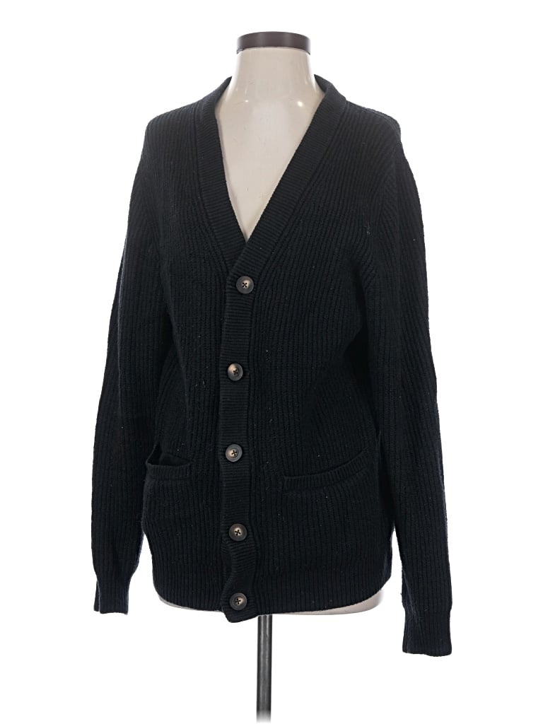Pre-owned Amazon Essentials Cardigan Sweater In Black