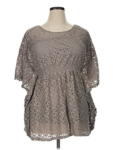 Style&Co Short Sleeve Blouse (view 1)