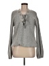 Anama Gray Long Sleeve Blouse Size M - photo 1