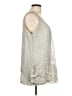 Soft Surroundings Silver Sleeveless Blouse Size L - photo 4