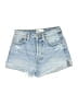 Zara Blue Denim Shorts Size 2 - photo 1