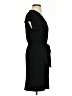 Nine West Solid Black Casual Dress Size S - photo 4