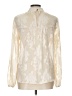 Eyeshadow Ivory Long Sleeve Blouse Size L - photo 2