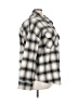 Perch by Blu Pepper 100% Cotton Plaid Gray Long Sleeve Button-Down Shirt Size 3X - photo 4