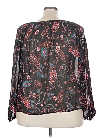 Boutique + 3/4 Sleeve Blouse (view 2)