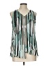 Alfani Teal Sleeveless Blouse Size L (petite) - photo 1
