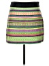 Milly Graphic Green Casual Skirt Size 4 - photo 1