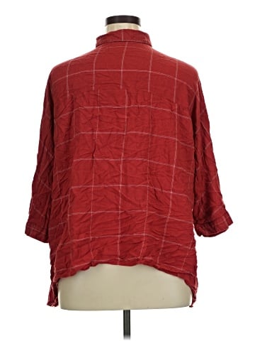 Nine West 3/4 Sleeve Button-Down Shirt (view 2)
