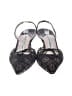 Manolo Blahnik Paisley Black Brown Heels Size EU 38 1/2 - photo 2