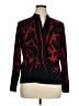 MING WANG 100% Acrylic Animal Print Red Blazer Size XL - photo 1