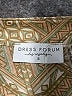 Dress Forum 100% Polyester Paisley Brown Gold Long Sleeve Blouse Size S - photo 4