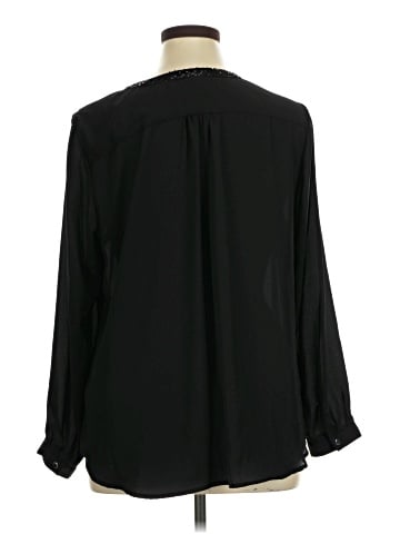 NY Collection Long Sleeve Blouse (view 2)