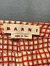 MARNI Houndstooth Orange Casual Pants Size S - photo 7