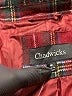 Chadwicks Plaid Burgundy Wool Blazer Size 18 - photo 6