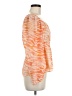 DR2 100% Polyester Orange Long Sleeve Blouse Size M - photo 4