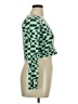 RSQ Checkered-gingham Green Cardigan Size XL - photo 4