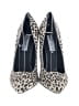 Steve Madden 100% Leather Animal Print Gray Heels Size 7 - photo 2