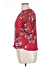 Westbound 100% Rayon Floral Red Short Sleeve Blouse Size XL - photo 5