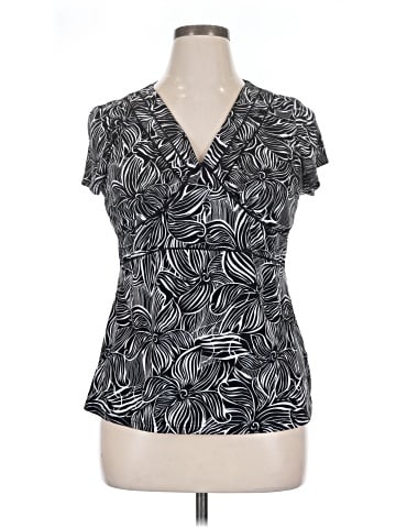 Christopher & Banks Short Sleeve Blouse (view 1)
