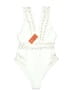 River Island White One Piece Swimsuit Size 4 - photo 1