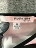 Studio One Stripes Gray Casual Dress Size 12 - photo 7