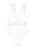River Island White One Piece Swimsuit Size 4 - photo 2